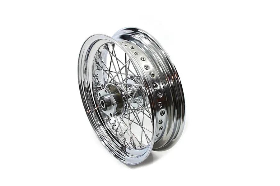 V-Twin 16 inch x 4.00 inch Rear Spoke Wheel for Harley Davidson FXST Models by V-Twin