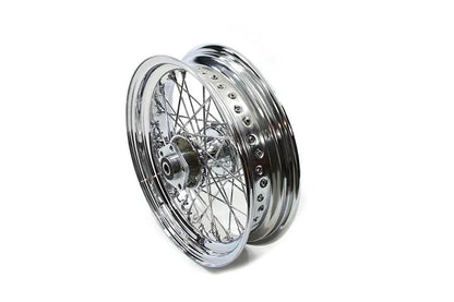 V-Twin 16 inch x 4.00 inch Rear Spoke Wheel for Harley Davidson FXST Models by V-Twin