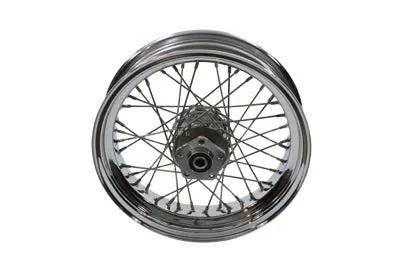 V-Twin S2190T3 16 inch x 4.00 inch Rear Spoke Wheel for Harley Davidson FXST Models by V-Twin