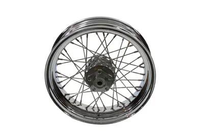 V-Twin 16 inch x 4.00 inch Front or Rear Spoke Wheel for Harley Davidson FL by V-Twin