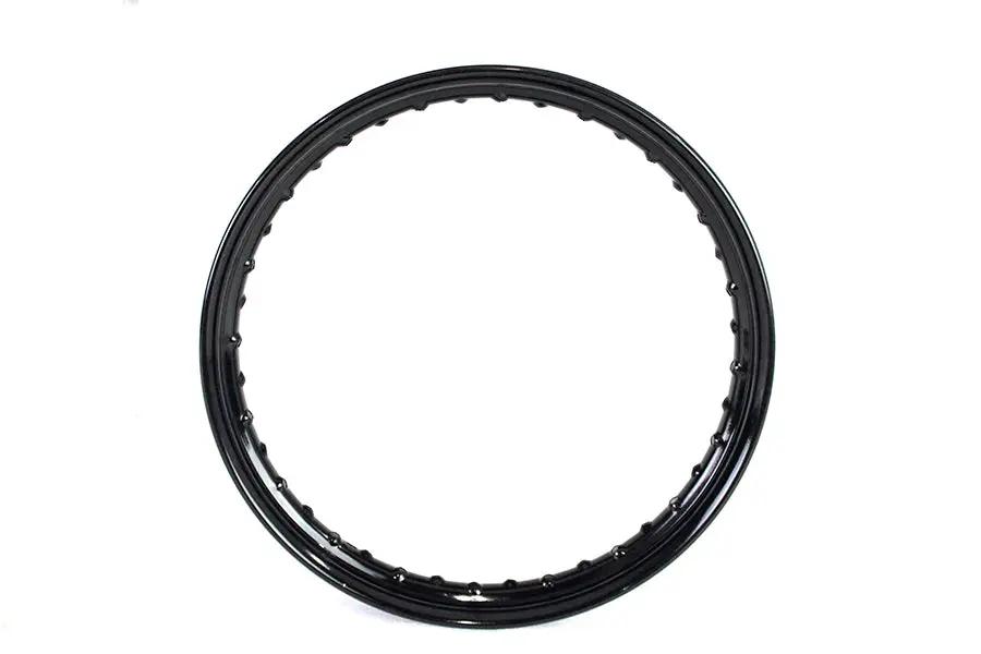 V-Twin KH Replica 18 Inch x 2.15 Inch Wheel Rim in Black for Harley Davidson WL Models by V-Twin