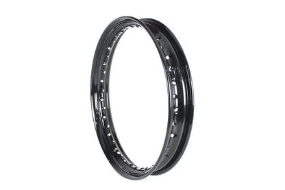 V-Twin KH Replica 18 Inch x 2.15 Inch Wheel Rim in Black for Harley Davidson WL Models by V-Twin