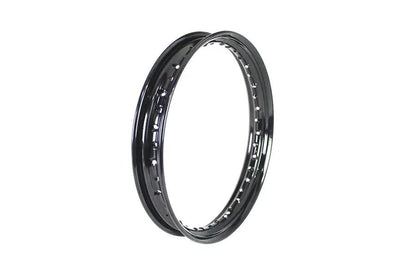 V-Twin KH Replica 18 Inch x 2.15 Inch Wheel Rim in Black for Harley Davidson WL Models by V-Twin