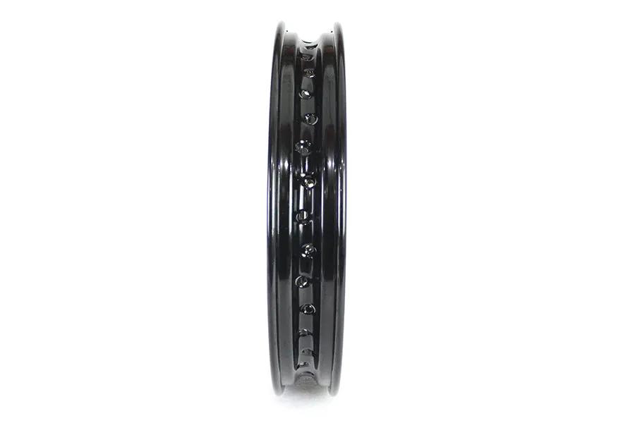 V-Twin KH Replica 18 Inch x 2.15 Inch Wheel Rim in Black for Harley Davidson WL Models by V-Twin