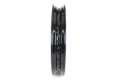 V-Twin KH Replica 18 Inch x 2.15 Inch Wheel Rim in Black for Harley Davidson WL Models by V-Twin
