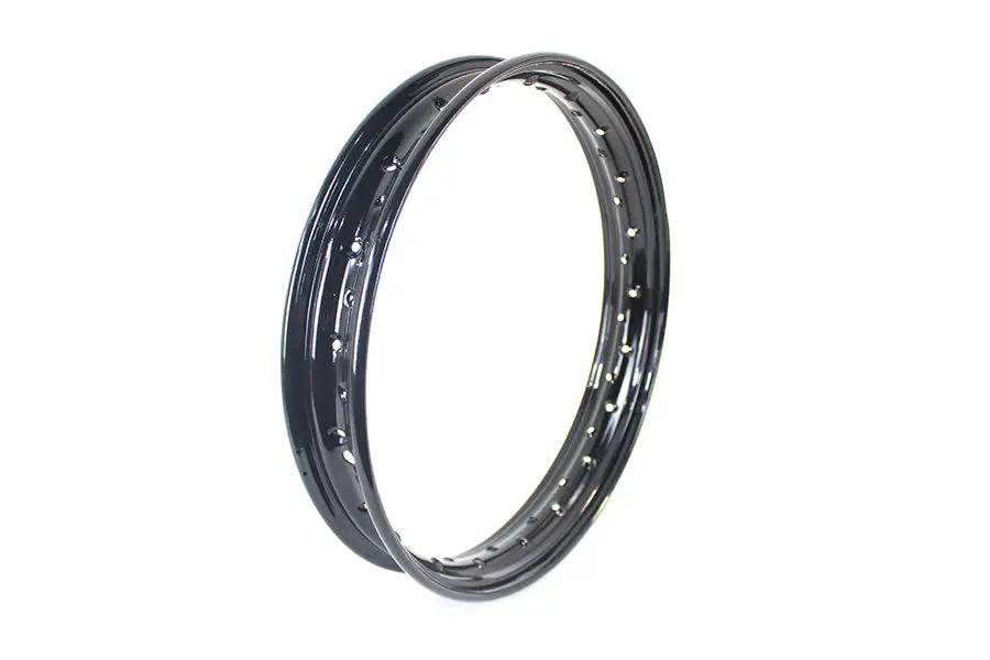 V-Twin Replica 18 inch x 3.15 inch Black Wheel Rim for Harley Davidson Excelsior by V-Twin