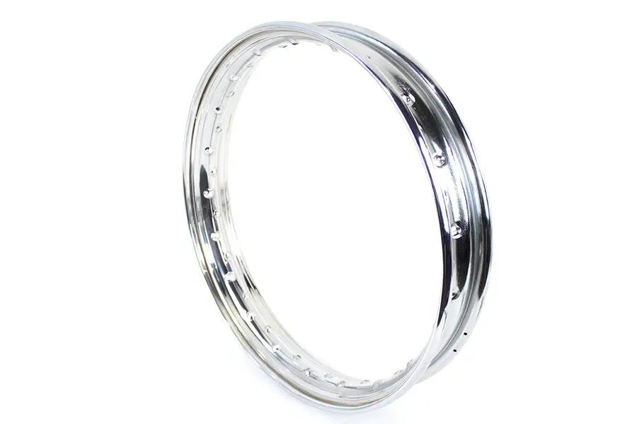 V-Twin Replica 18 Inch x 3.15 Inch Wheel Rim Black - Fits Harley Davidson Excelsior 1929-1930 by V-Twin
