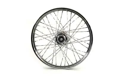 V-Twin Front Spoke Wheel for Harley Davidson FXST & FXDWG (Part #64375, 21 Inch x 2.15 Inch) by V-Twin