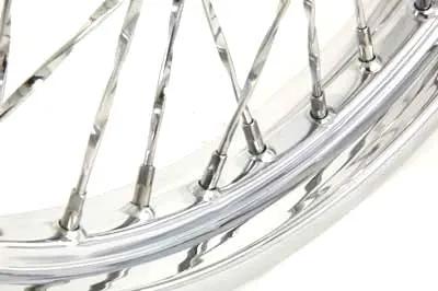 V-Twin Front Spoke Wheel for Harley Davidson FXST & FXDWG (Part #64375, 21 Inch x 2.15 Inch) by V-Twin