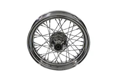 V-Twin 16 Inch x 3.00 Inch Front Spoke Wheel for Harley Davidson FLSTS Models by V-Twin