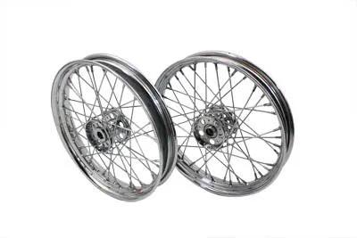 V-Twin 16 Inch x 3.00 Inch Servi-Car Rear Wheel Set for Harley Davidson G Models by V-Twin