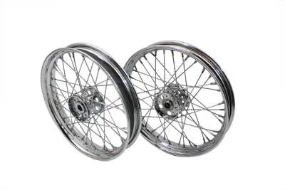 V-Twin 18 Inch x 2.15 Inch Servi-Car Rear Wheel Set for Harley Davidson G Models by V-Twin