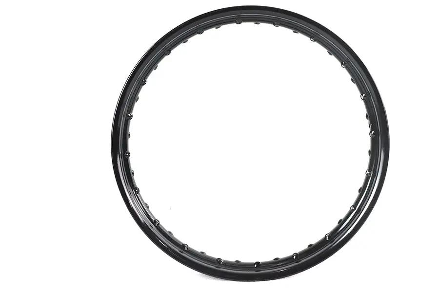 V-Twin Replica 19 Inch x 2.25 Inch Wheel Rim Black for Harley Davidson VL Models by V-Twin