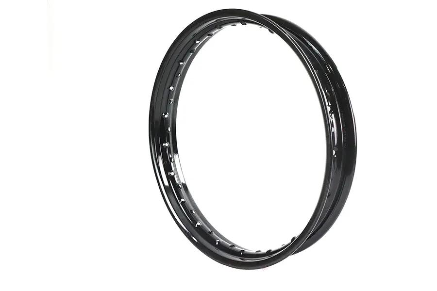 V-Twin Replica 19 Inch x 2.25 Inch Wheel Rim Black for Harley Davidson VL Models by V-Twin