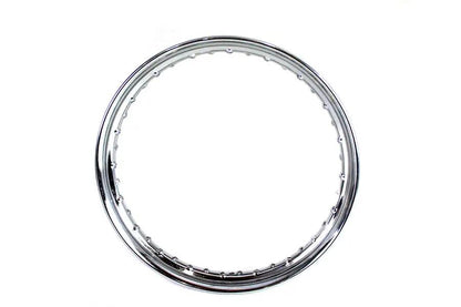 V-Twin 18 inch x 2.15 inch KH Replica Wheel Rim Chrome for Harley Davidson WL Models by V-Twin