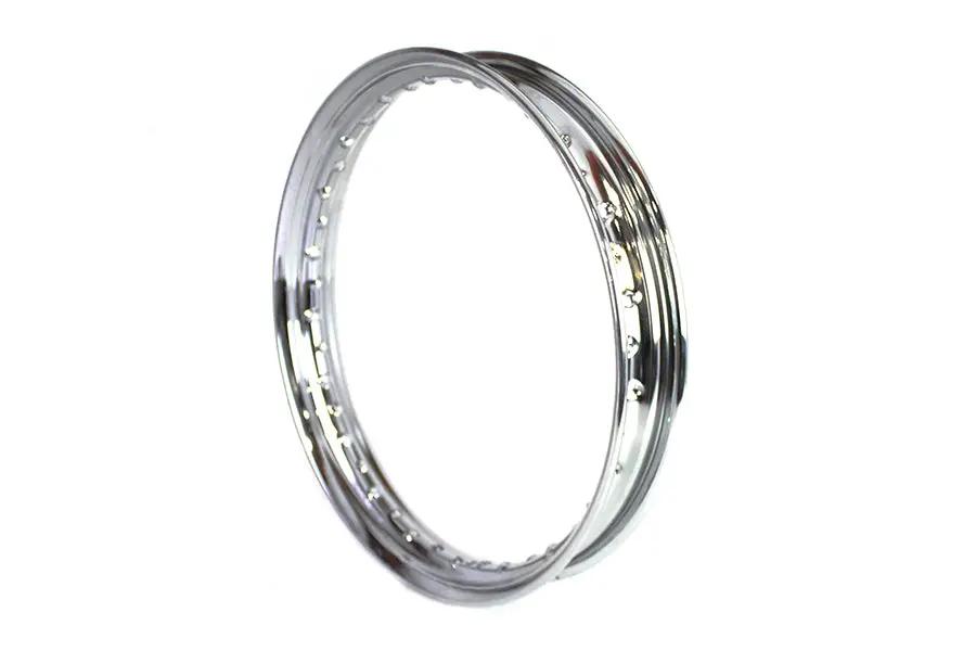 V-Twin 18 inch x 2.15 inch KH Replica Wheel Rim Chrome for Harley Davidson WL Models by V-Twin