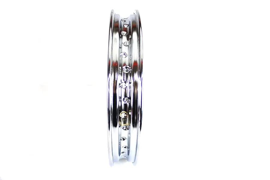 V-Twin 18 inch x 2.15 inch KH Replica Wheel Rim Chrome for Harley Davidson WL Models by V-Twin