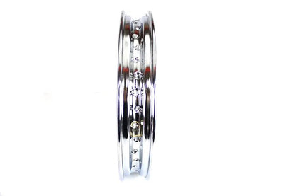 V-Twin 18 inch x 2.15 inch KH Replica Wheel Rim Chrome for Harley Davidson WL Models by V-Twin