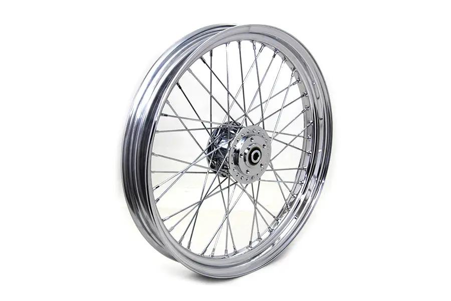 V-Twin 23 Inch x 3.00 Inch Front Spoke Wheel for Harley Davidson FX and XL Models by V-Twin