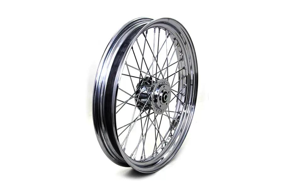 V-Twin 23 Inch x 3.00 Inch Front Spoke Wheel for Harley Davidson FX and XL Models by V-Twin