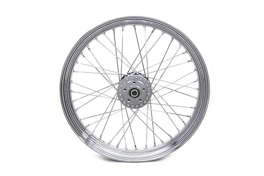 V-Twin 23 Inch x 3.00 Inch Front Spoke Wheel for Harley Davidson FX and XL Models by V-Twin