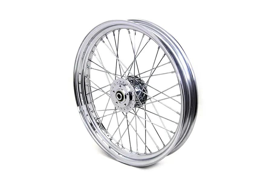 V-Twin 23 Inch x 3.00 Inch Front Spoke Wheel for Harley Davidson FX and XL Models by V-Twin