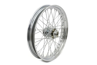 V-Twin 64521 23 Inch x 3.00 Inch Front Spoke Wheel for Harley Davidson FL Models by V-Twin