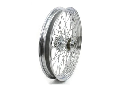V-Twin 64521 23 Inch x 3.00 Inch Front Spoke Wheel for Harley Davidson FL Models by V-Twin
