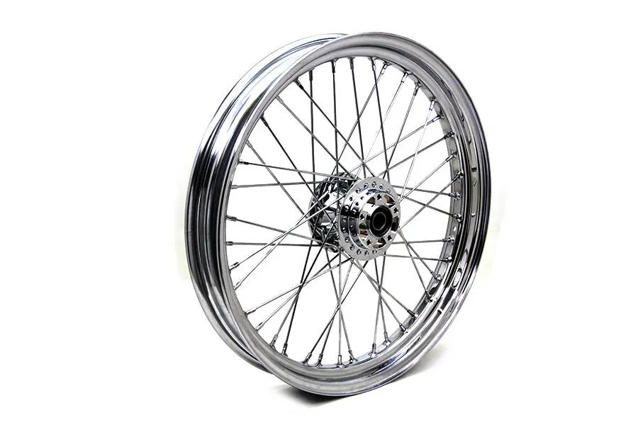 V-Twin 23 Inch x 3.00 Inch Front Spoke Wheel for Harley Davidson FXD by V-Twin