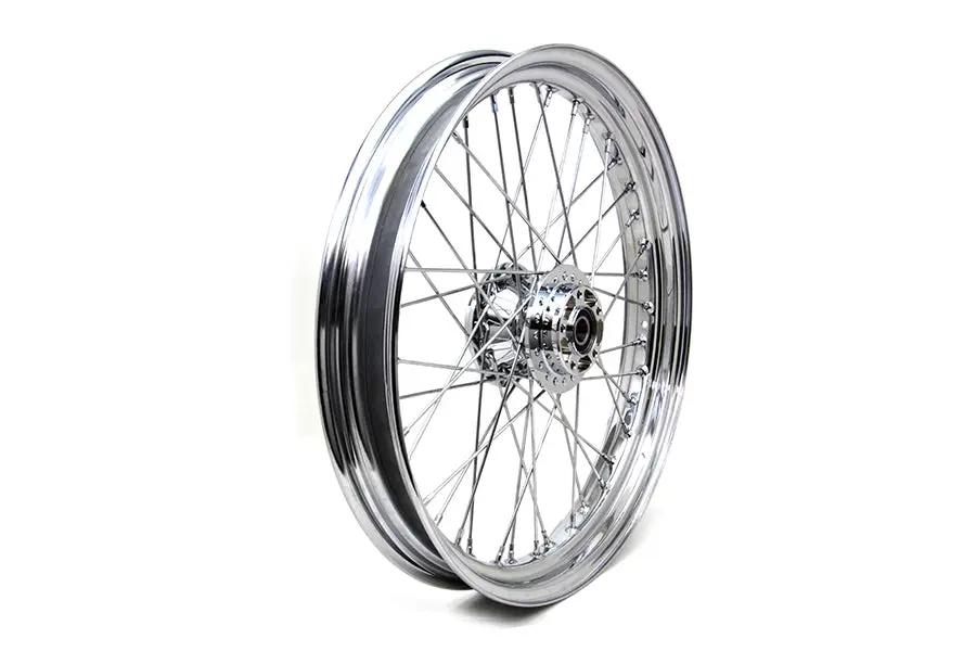V-Twin 23 Inch x 3.00 Inch Front Spoke Wheel for Harley Davidson FXD by V-Twin