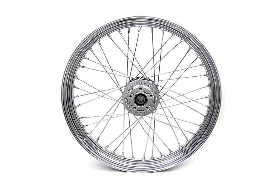 V-Twin 23 Inch x 3.00 Inch Front Spoke Wheel for Harley Davidson FXD by V-Twin