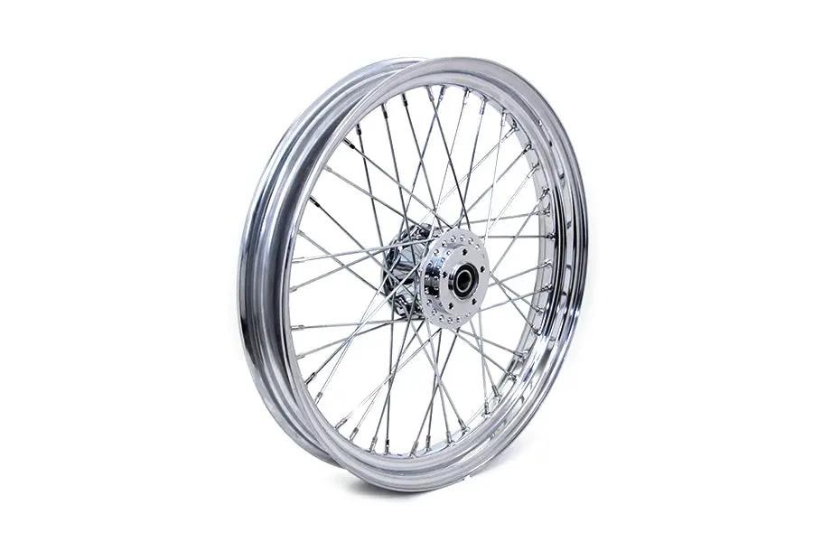 V-Twin 23 inch x 3.00 inch Front Spoke Wheel for Harley Davidson XL Models by V-Twin