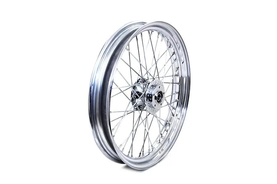 V-Twin 23 inch x 3.00 inch Front Spoke Wheel for Harley Davidson XL Models by V-Twin