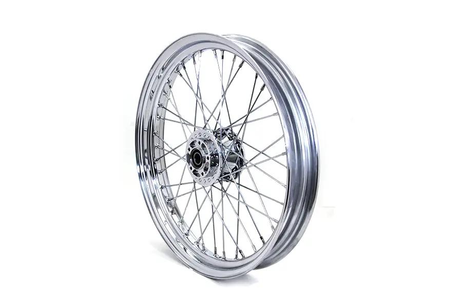V-Twin 23 inch x 3.00 inch Front Spoke Wheel for Harley Davidson XL Models by V-Twin