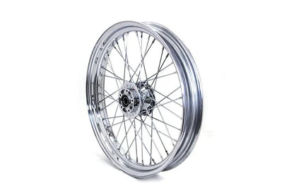 V-Twin 23 inch x 3.00 inch Front Spoke Wheel for Harley Davidson XL Models by V-Twin