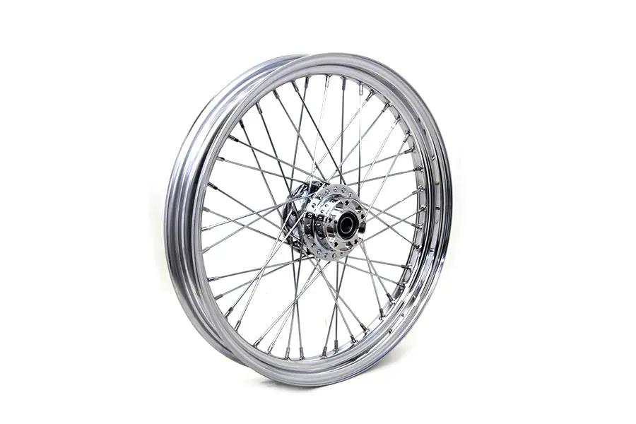 V-Twin 23 inch x 3.00 inch Front Spoke Wheel for Harley Davidson XL Models by V-Twin