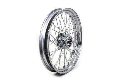 V-Twin 23 inch x 3.00 inch Front Spoke Wheel for Harley Davidson XL Models by V-Twin