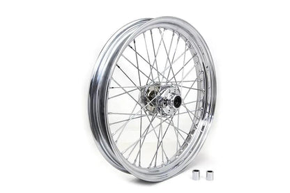 V-Twin 23 Inch x 3.00 Inch Front Spoke Wheel for Harley Davidson FXST and FLSTS (Part #64523) by V-Twin