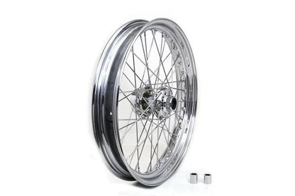 V-Twin 23 Inch x 3.00 Inch Front Spoke Wheel for Harley Davidson FXST and FLSTS (Part #64523) by V-Twin