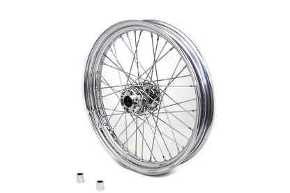 V-Twin 23 Inch x 3.00 Inch Front Spoke Wheel for Harley Davidson FXST and FLSTS (Part #64523) by V-Twin