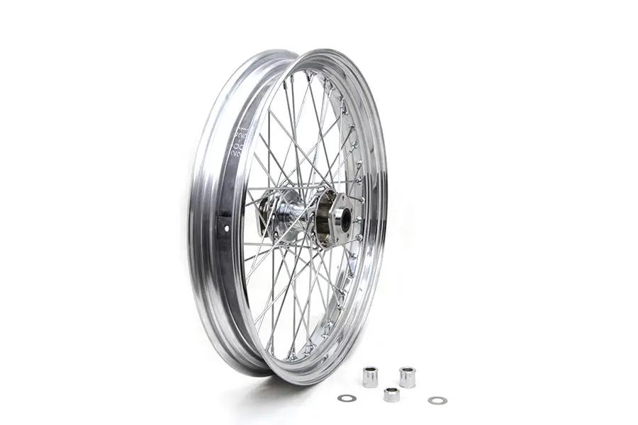 V-Twin 64522 23 Inch x 3.00 Inch Front Spoke Wheel for Harley Davidson FLT Models by V-Twin