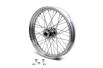 V-Twin 64522 23 Inch x 3.00 Inch Front Spoke Wheel for Harley Davidson FLT Models by V-Twin