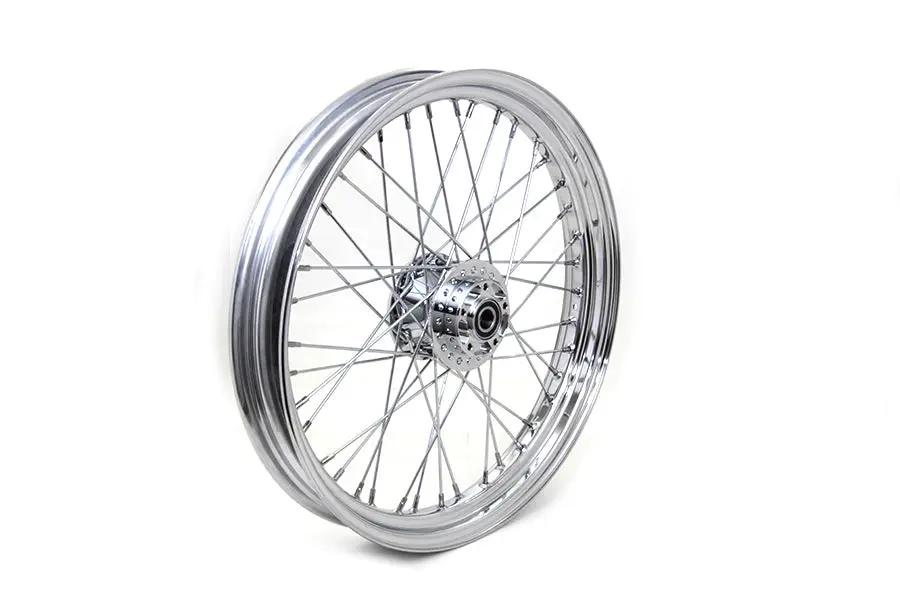 V-Twin 23 Inch x 3.00 Inch Front Spoke Wheel for Harley Davidson FXD (2006-2007) by V-Twin