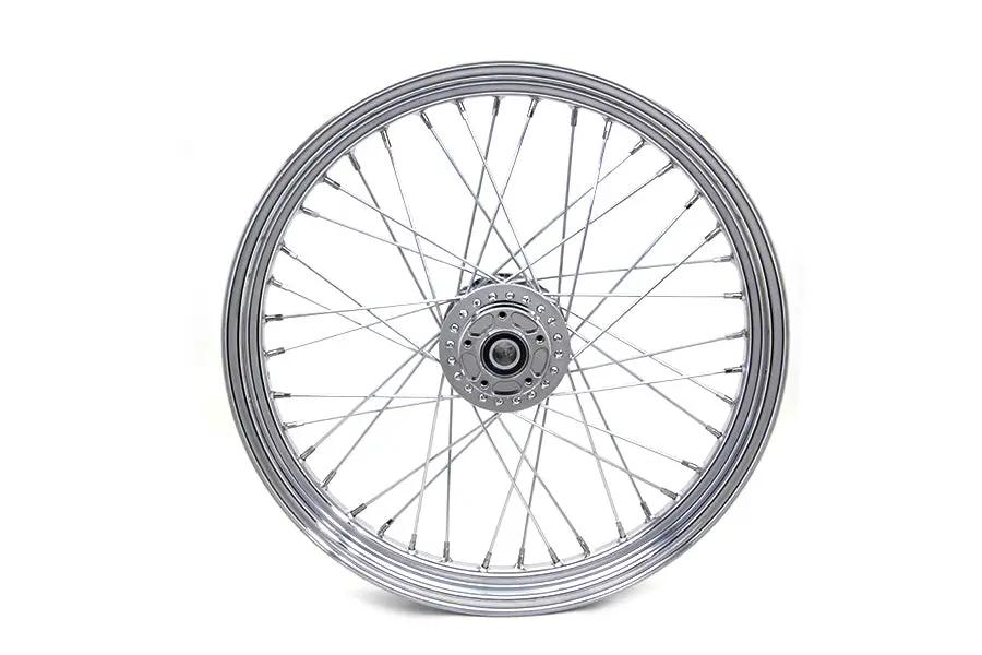 V-Twin 23 Inch x 3.00 Inch Front Spoke Wheel for Harley Davidson FXD (2006-2007) by V-Twin