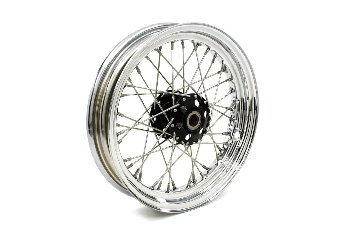 V-Twin 16 Inch x 3.00 Inch Indian Replica Wheel - Fits 1946-1953 Harley Davidson Chief by V-Twin
