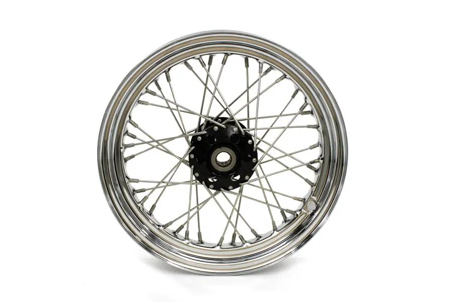 V-Twin 16 Inch x 3.00 Inch Indian Replica Wheel - Fits 1946-1953 Harley Davidson Chief by V-Twin