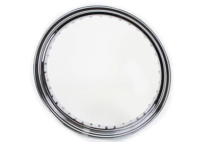 V-Twin 19 Inch x 3.00 Inch Drop Center Steel Rim Chrome – Motorcycle Wheel Accessory by V-Twin