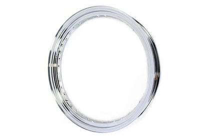 V-Twin 19 Inch x 3.00 Inch Drop Center Steel Rim Chrome – Motorcycle Wheel Accessory by V-Twin