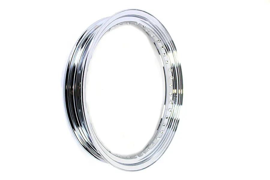 V-Twin 19 Inch x 3.00 Inch Drop Center Steel Rim Chrome – Motorcycle Wheel Accessory by V-Twin