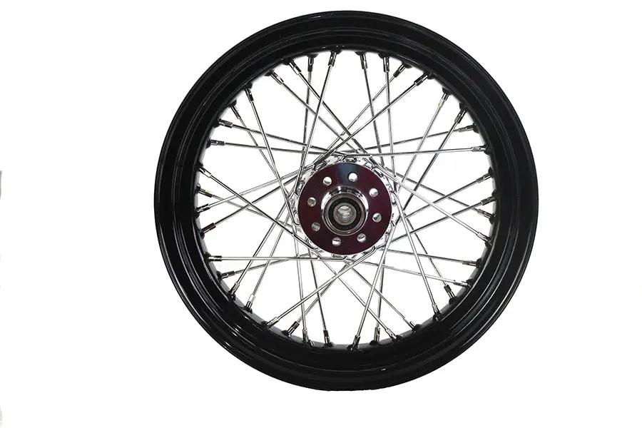 V-Twin 16 Inch x 3.00 Inch Rear Spoke Wheel for Harley Davidson XL Models - Part #61084 by V-Twin